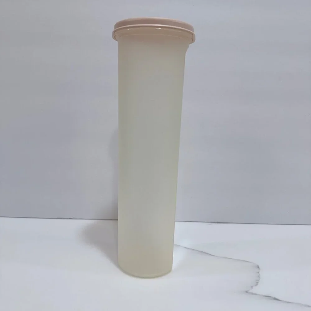 Vintage Tupperware Modular Mates‎ Pasta Keeper Dispenser Pink Lid #1661-2